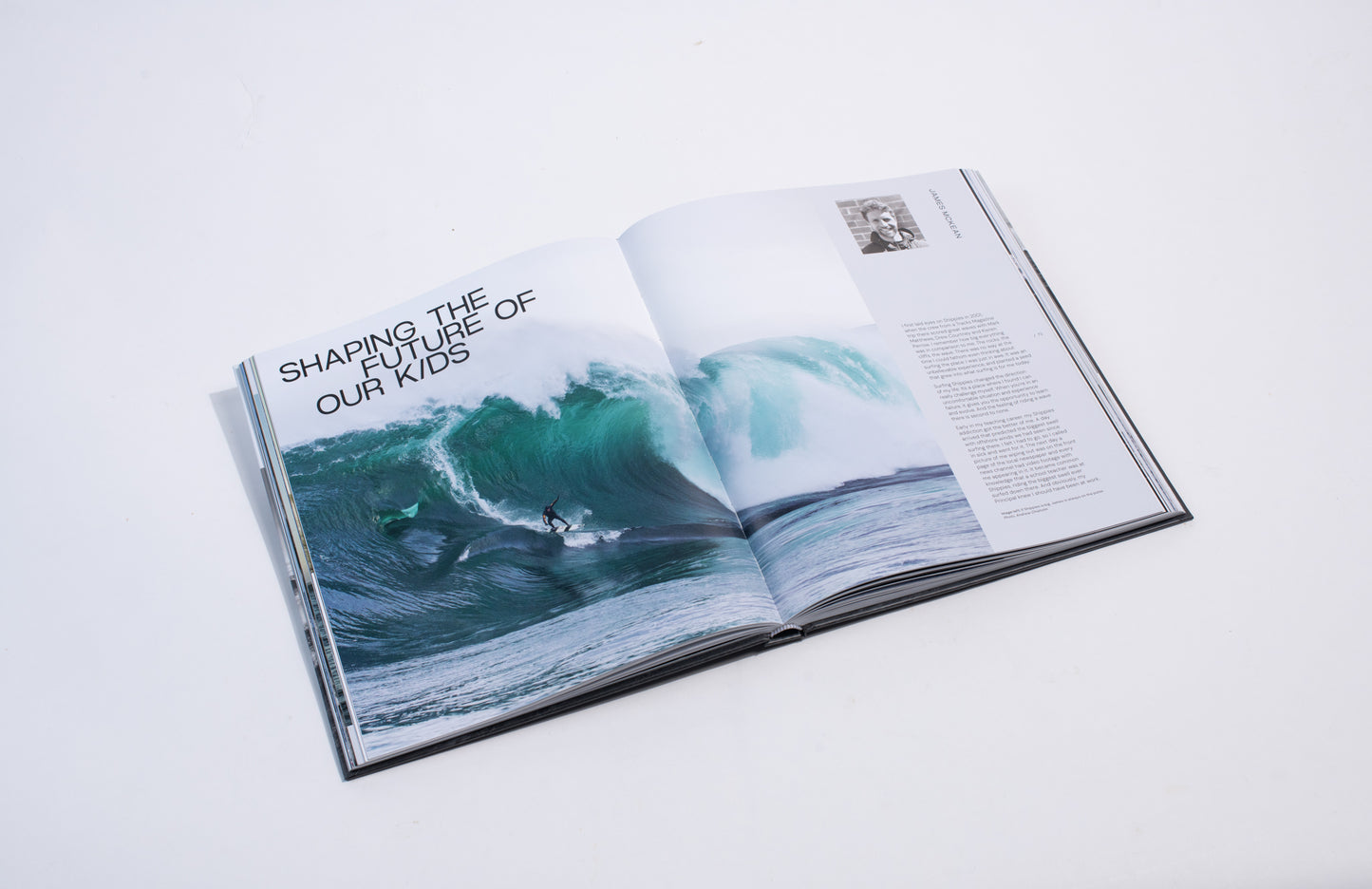 When The Ocean Awakens hardcover coffee table book